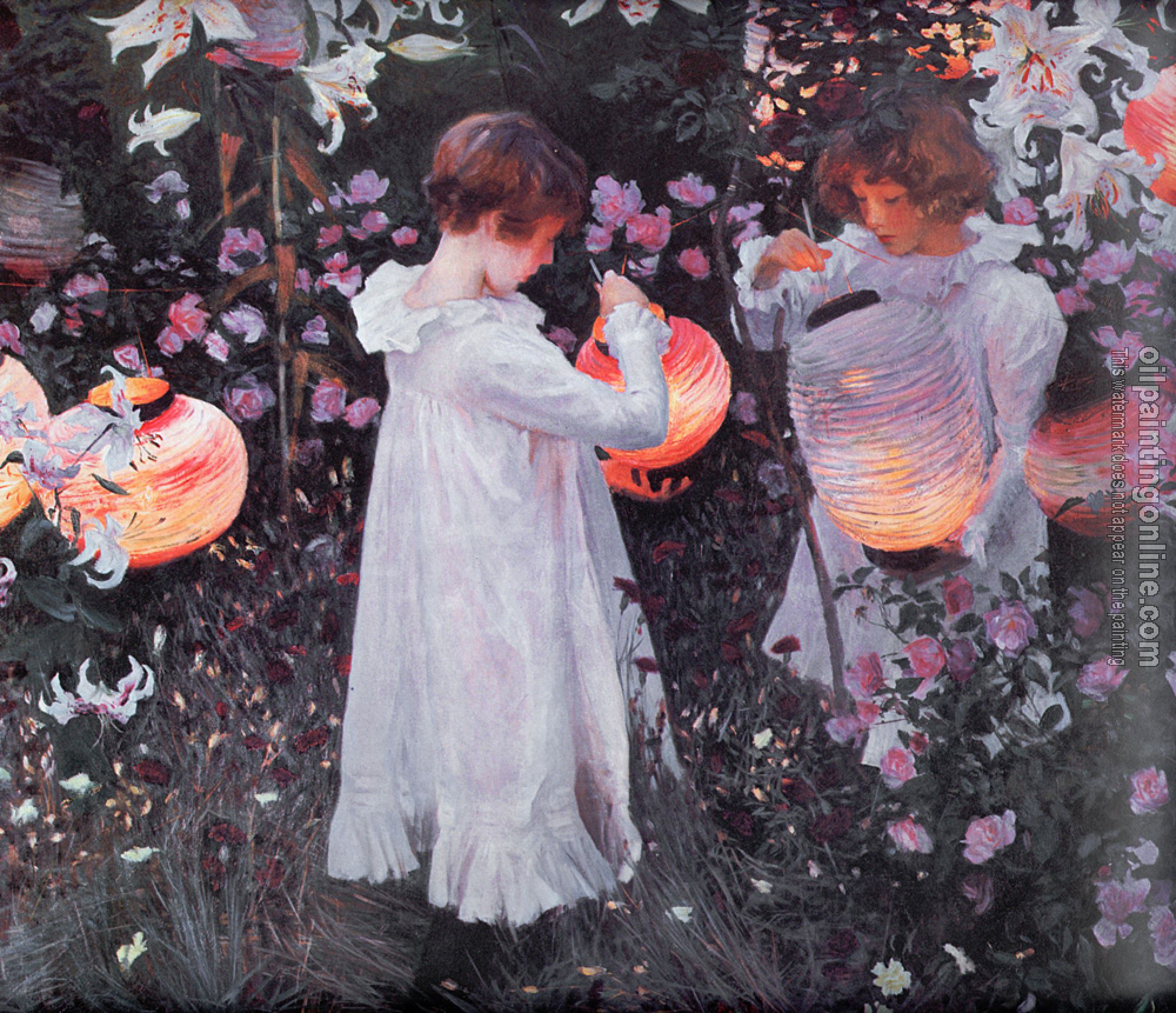 Sargent, John Singer - Carnation, Lily, Lily, Rose